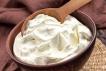 Healthy village products. Homemade sour cream