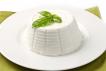 Farmers’ products. Homemade Ricotta cheese made of goat’s milk